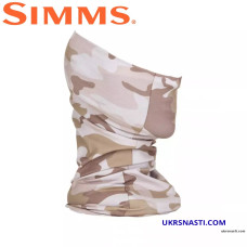 Бафф Simms Neck Gaiter Woodland Camo Sandbar